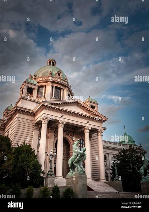 Picture Of Narodna Skupstina The National Assembly Of Serbia With Its