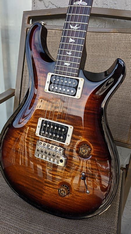 Prs Core Custom 22 Black Gold Burst Wrap With Gibson Pafs Reverb