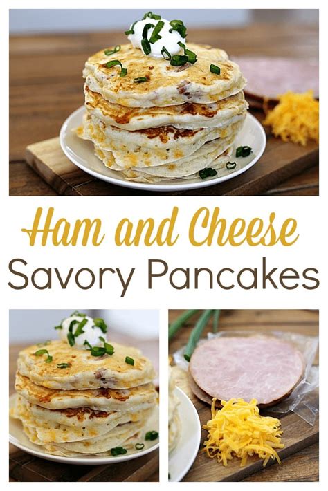 Savory Pancakes Recipe Ham Cheese Grace And Good Eats