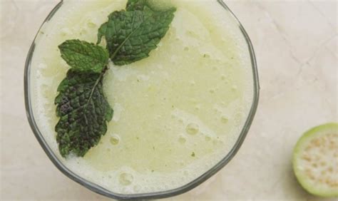 Smoothie De Guayaba Y Menta Excelente Para Reforzar Las Defensas Del