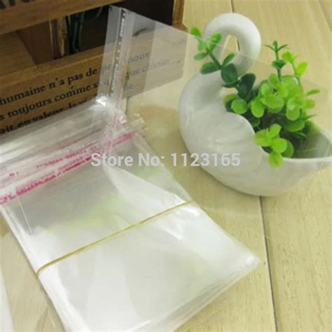 Pieces Lot X Cm Self Adhesive Seal Opp Bags Clear Plastic