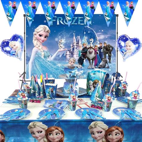 Jual Dekorasi Pesta Ulang Tahun Frozen Balon Frozen Elsa Anna Party