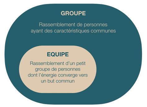 Faites Vous La Diff Rence Entre Un Groupe Et Une Quipe Donnez Du