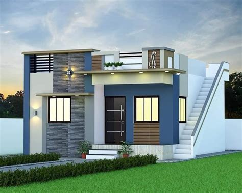 Modern Single Floor House Front Design The Floors