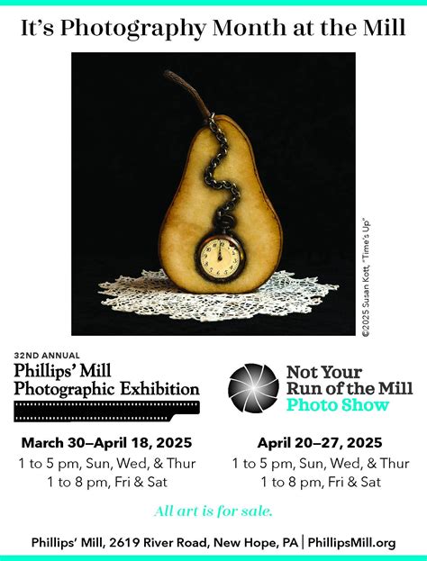 Apr 3 | Phillips' Mill Photographic Exhibition | New Hope, PA Patch