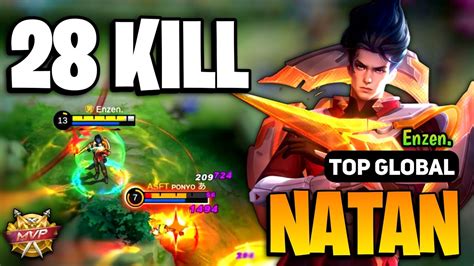 28 KILL Natan Best Build 2023 Natan Top Global Gameplay By Enzen