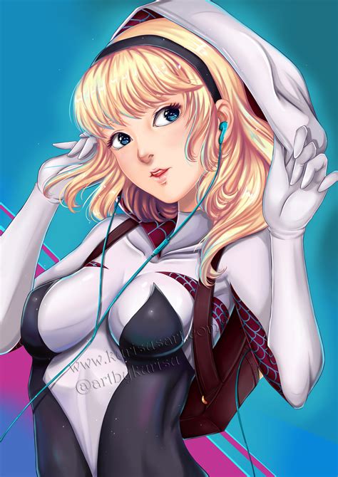 Spider Gwen Marvel Image Zerochan Anime Image Board