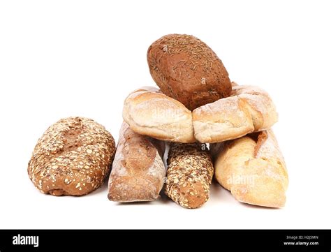 Different Types Of Bread Stock Photo Alamy