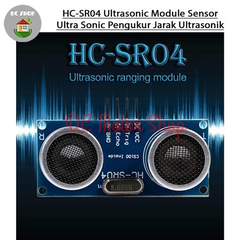 Jual HC SR04 Ultrasonic Module Sensor Ultra Sonic Pengukur Jarak