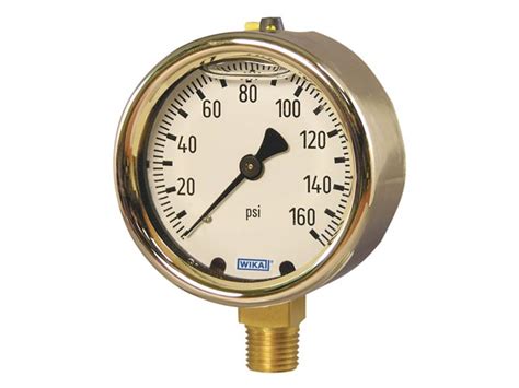 9314180 Wika 9314180 Industrial Liquid Filled Pressure Gauge Model