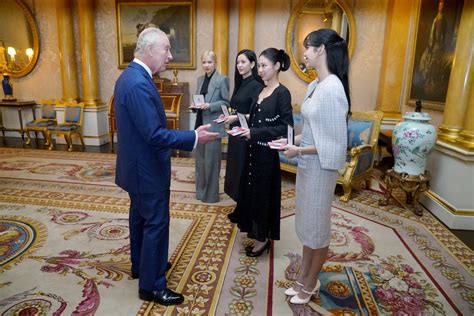 King Charles Honours K Pop Band Blackpink At Buckingham Palace