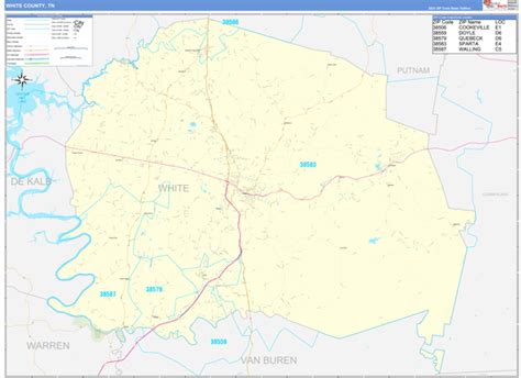 Maps of White County Tennessee - marketmaps.com