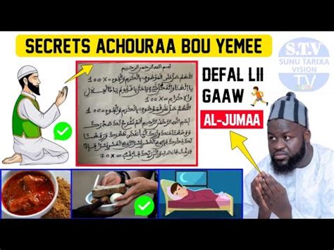 Secret ACHOURA Bú Yémé Kú Deff Lii Tay Ći Al Júma Bi Sunu Borom Fayla