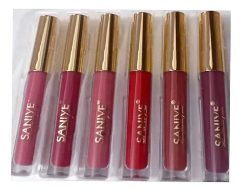 Set De Labiales Mate Varios Tonos Larga Duración 24h Saniye Envío gratis