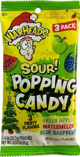 Warheads Sour Popping Candy Holiday Bag 0 74 Oz Qfc