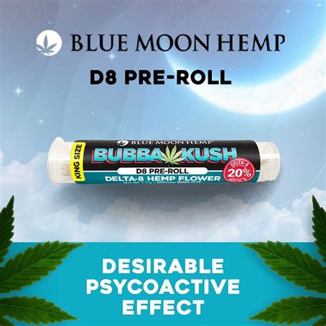 Bubba Kush Delta 8 Pre Roll 1 5 Grams Pure Cbd Now