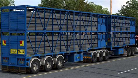 KSW Aussie Byrne Livestock Trailer V1 48 Mod ATS Mod American Truck