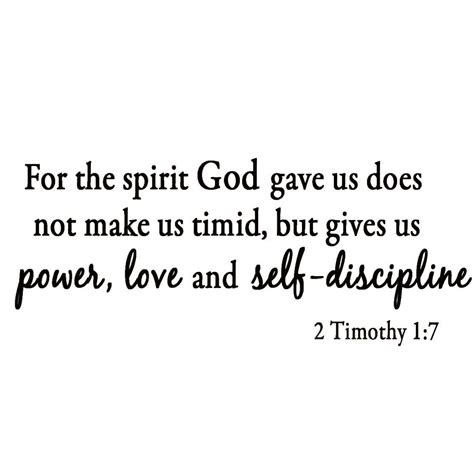 Vwaq For The Spirit God Gave Us Does Not Make Us Timid But Gives Us