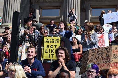 Boise Climate Strike December 6th With Sunrise Movement Volunteer