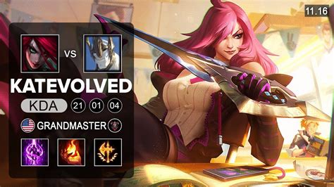 KatEvolved Katarina Mid Vs Galio NA Grandmaster Patch 11 16 YouTube