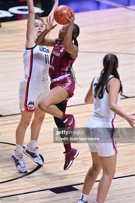 Florida State Seminoles Guard Sara Bejedi Takes The Shot Over Uconn