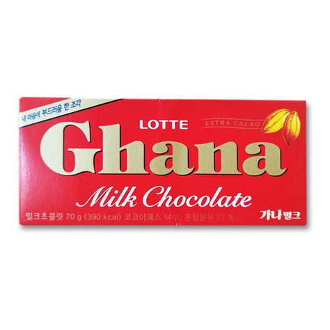 Lotte Ghana Chocolate 70g Shopee Philippines