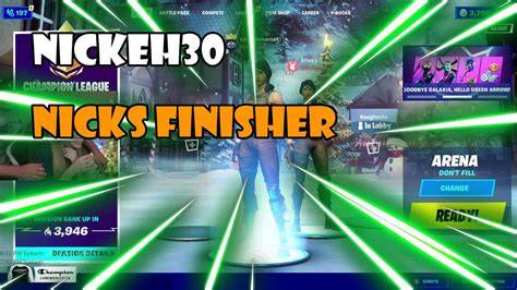 Daily Fortnite Highlights Nickeh Nicks Finisher Move Youtube