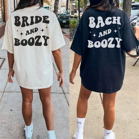 Comfort Colors Custom Bachelorette Party Shirt Bach And Boozy Groovy Retro Bachelorette