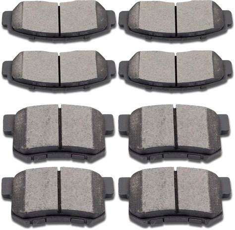 Amazon Ceramic Brake Pads Kits Scitoo Pcs Brakes Pads Set Fit For