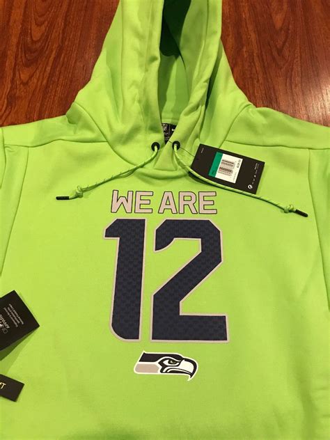 Nike Mens Seattle Seahawks Player Sideline Local Lockup Hoodie