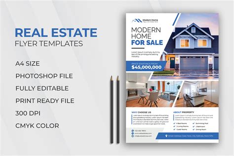 Real Estate Flyer Template Graphic By Abdul Studio Creative Fabrica