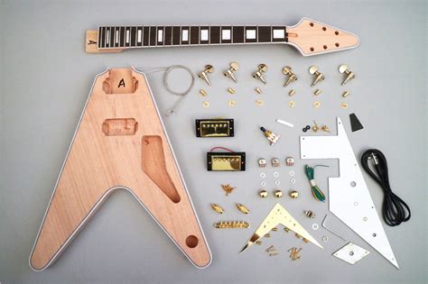 Flying V style DIY Electric Guitar Kit — Guitar Kit Shop