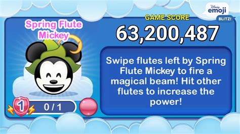 Disney Emoji Blitz Spring Flute Mickey L1 Mickey And Friends Exclusive Story V54 Youtube