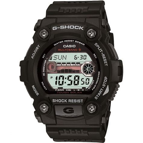 Casio G Shock Men S Solar Grey Dial Mm Resin Watch Gw Er