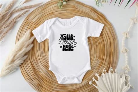 Bodysuit Baby Onesie Mockup Graphic By Craftart · Creative Fabrica