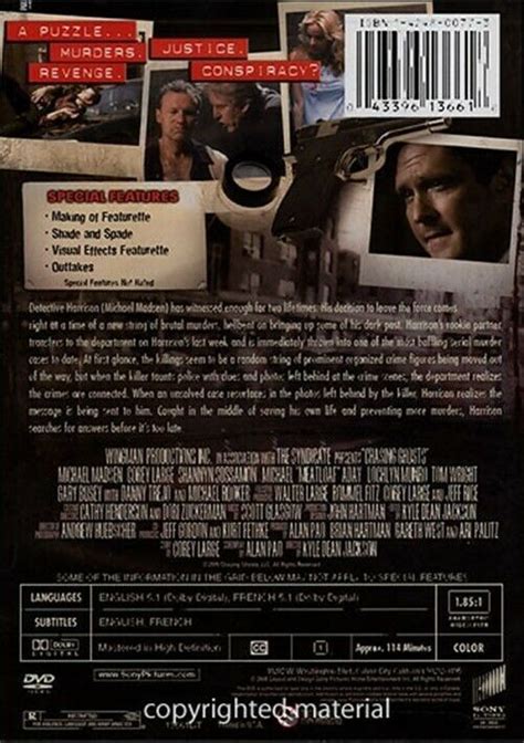 Chasing Ghosts Dvd 2006 New Michael Madsen Shannyn Sossamon Meat