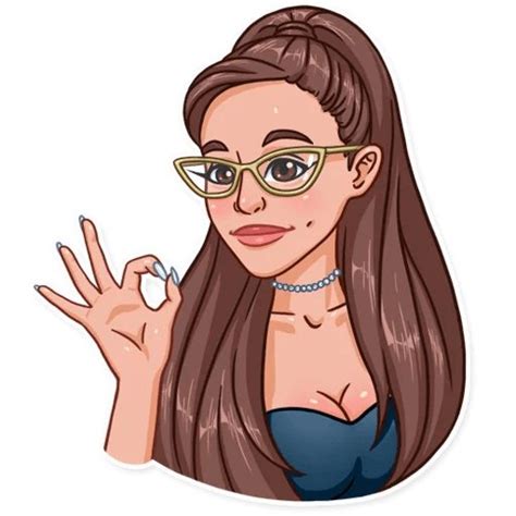 Ariana Grande Stickers Set For Telegram