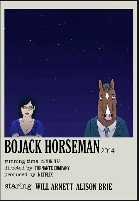 Bojack horseman movie poster | Bohem tarzı takı