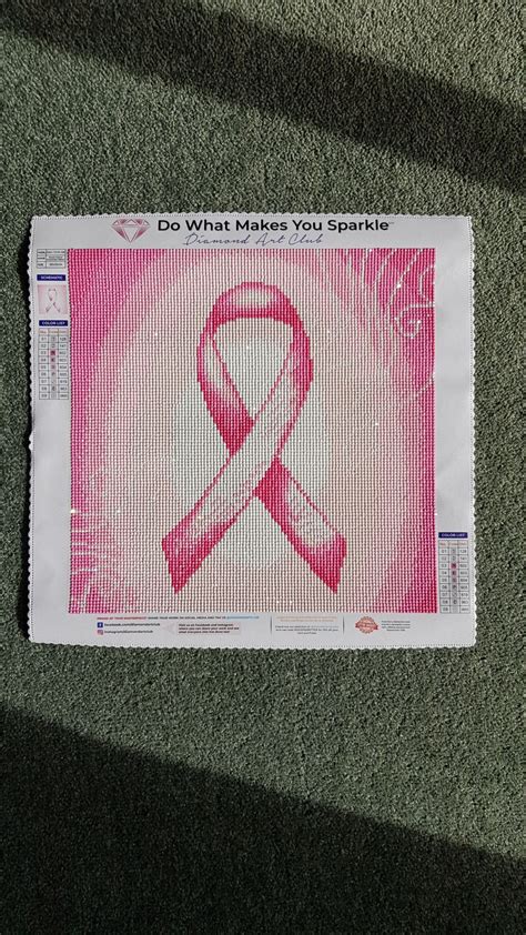 Breast Cancer Awareness Ribbon – Diamond Art Club