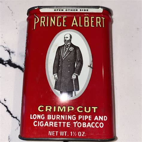 Vtg Prince Albert Smoking Tobacco Tin Advertising Nice Shape Ebay