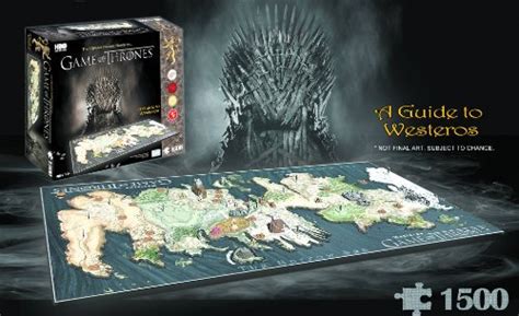 4D Cityscape Game of Thrones: Westeros Puzzle - Epic Kids Toys