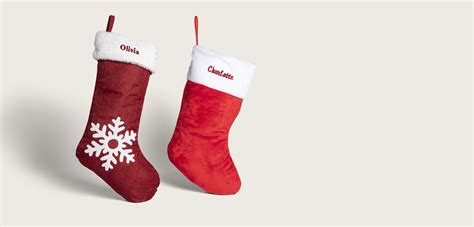 Personalised Christmas Stockings Embroidred Vistaprint Nz