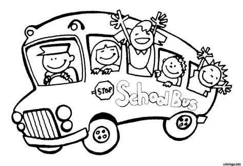 Coloriage Dessin Bus Enfant 6 Dessin Enfants à Imprimer