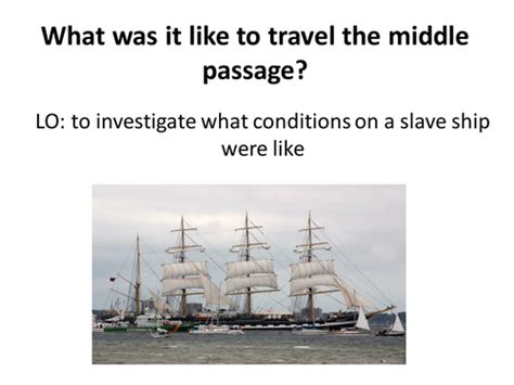 Middle passage | Teaching Resources