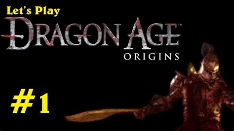 Lets Play Dragon Age Origins Part 1 Character Customization Youtube