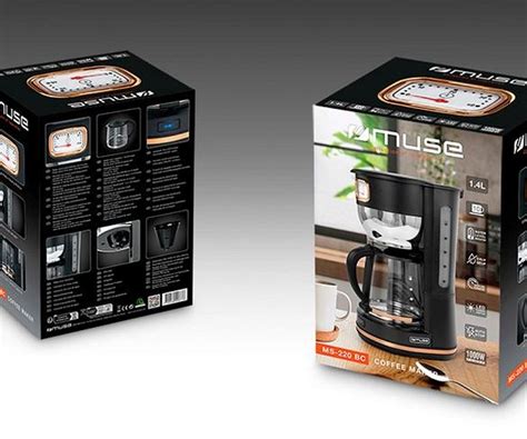 MUSE MS 220 BC Negro Cafetera De Goteo MUSE Tienda Online De