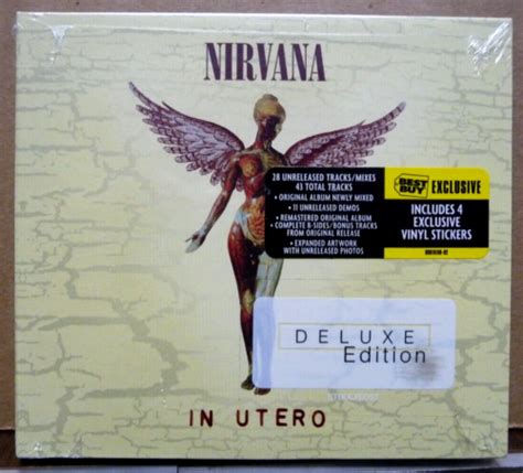 Nirvana In Utero Th Anniversary Deluxe Edition Cd New