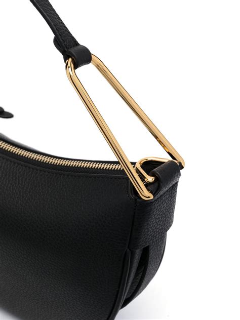 Coccinelle Priscilla Leather Shoulder Bag In Black ModeSens