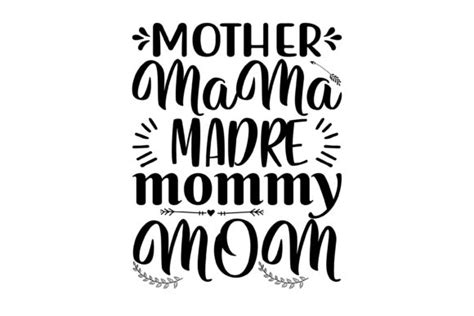 Mother Mama Madre Mommy Mom Graphic By Versatile T Shirt · Creative Fabrica