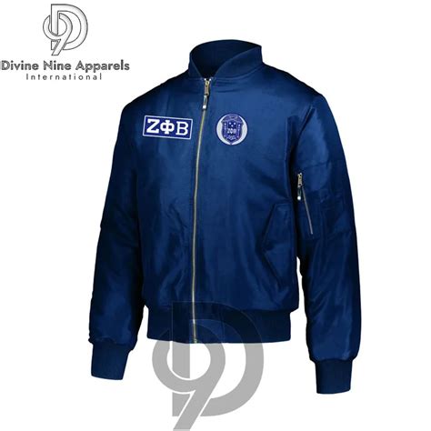 Zeta Phi Beta Varsity Jacket Custom Made Embroidered Crest Letters